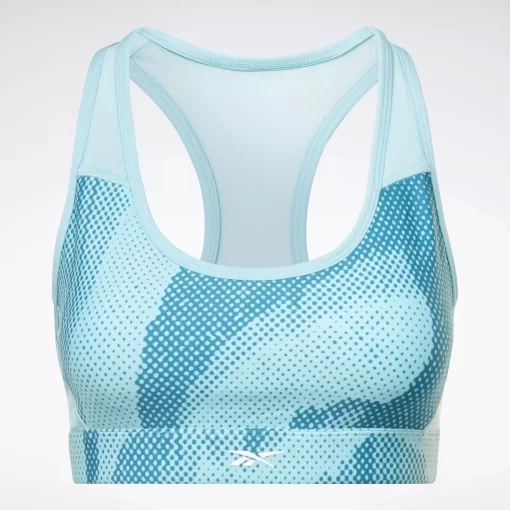 Sports Bras | Reebok Sports Bras Lux Perform Allover Print Racer Bra