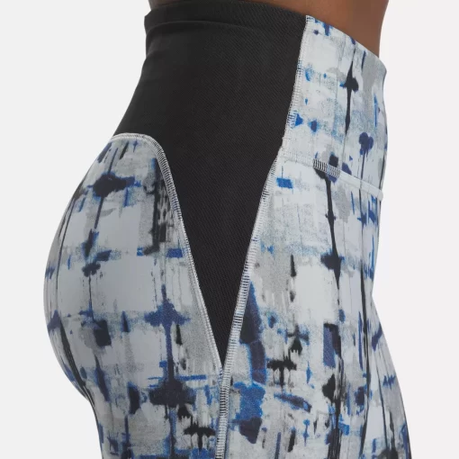 Yoga | Reebok Yoga Lux Perform High-Rise Printed Leggings