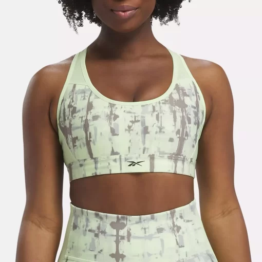 Yoga | Reebok Yoga Lux Perform Printed Racer Bra