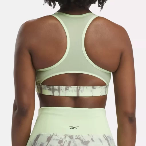 Yoga | Reebok Yoga Lux Perform Printed Racer Bra