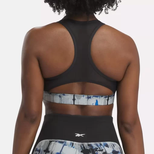 Yoga | Reebok Yoga Lux Perform Printed Racer Bra