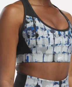 Yoga | Reebok Yoga Lux Perform Printed Racer Bra