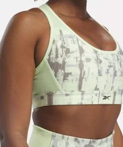 Yoga | Reebok Yoga Lux Perform Printed Racer Bra