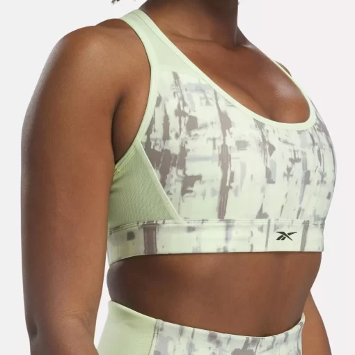 Yoga | Reebok Yoga Lux Perform Printed Racer Bra