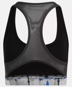 Yoga | Reebok Yoga Lux Perform Printed Racer Bra