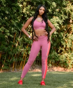 Yoga | Reebok Yoga Lux Racer Padded Colorblock Bra