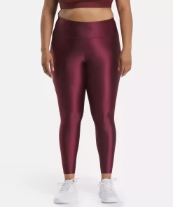 Leggings & Tights | Reebok Leggings & Tights Lux Shine High-Rise Leggings (Plus Size)