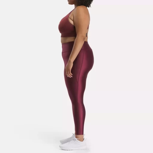 Leggings & Tights | Reebok Leggings & Tights Lux Shine High-Rise Leggings (Plus Size)