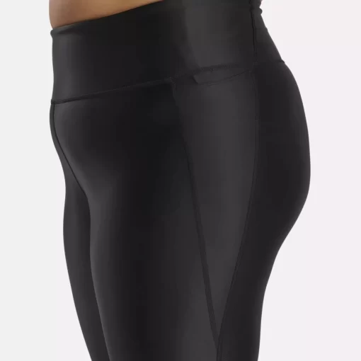 Yoga | Reebok Yoga Lux Shine High-Rise Leggings (Plus Size)