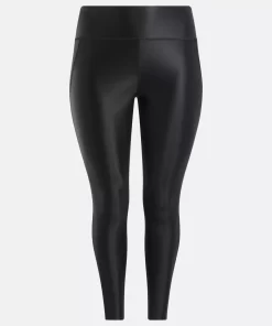 Yoga | Reebok Yoga Lux Shine High-Rise Leggings (Plus Size)