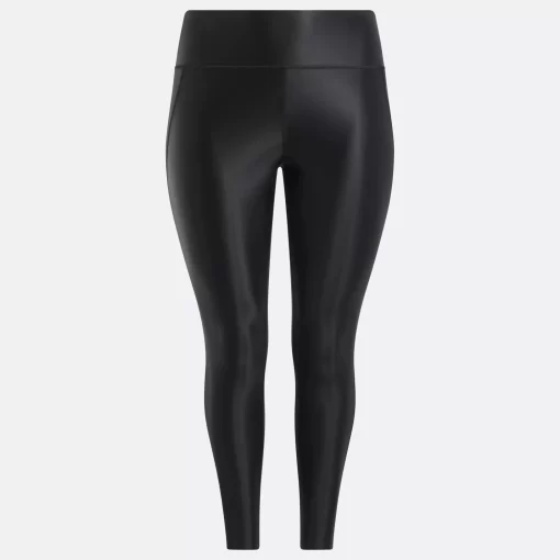 Yoga | Reebok Yoga Lux Shine High-Rise Leggings (Plus Size)