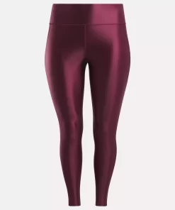 Leggings & Tights | Reebok Leggings & Tights Lux Shine High-Rise Leggings (Plus Size)