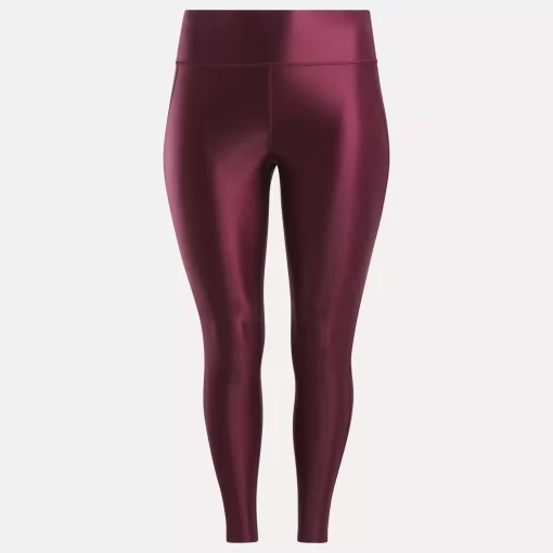 Leggings & Tights | Reebok Leggings & Tights Lux Shine High-Rise Leggings (Plus Size)