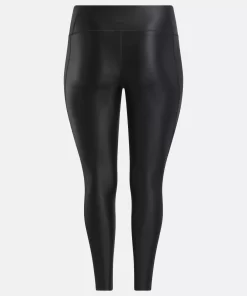 Yoga | Reebok Yoga Lux Shine High-Rise Leggings (Plus Size)