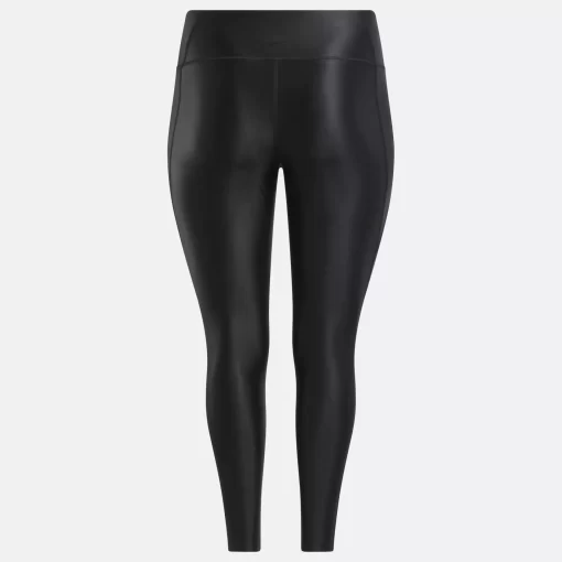 Yoga | Reebok Yoga Lux Shine High-Rise Leggings (Plus Size)