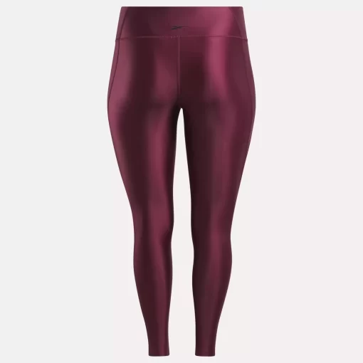 Leggings & Tights | Reebok Leggings & Tights Lux Shine High-Rise Leggings (Plus Size)