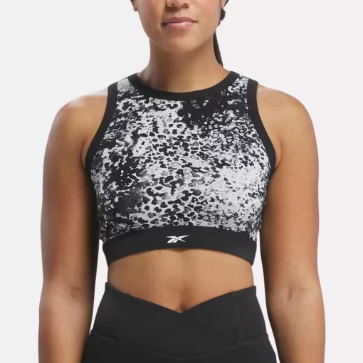 Sports Bras | Reebok Sports Bras Modern Safari Cotton Bralette