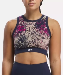 Sports Bras | Reebok Sports Bras Modern Safari Cotton Bralette