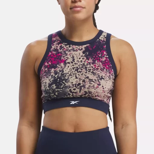 Sports Bras | Reebok Sports Bras Modern Safari Cotton Bralette