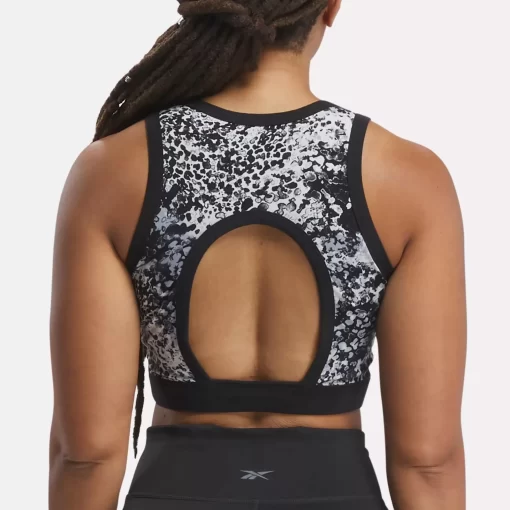 Sports Bras | Reebok Sports Bras Modern Safari Cotton Bralette