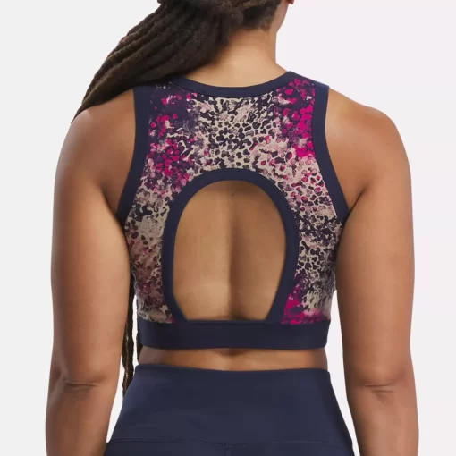 Sports Bras | Reebok Sports Bras Modern Safari Cotton Bralette