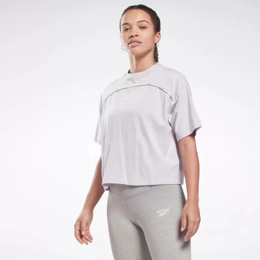 Tops & T-Shirts | Reebok Tops & T-Shirts Piping T-Shirt