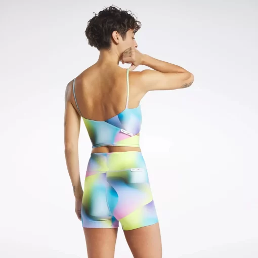 Tops & T-Shirts | Reebok Tops & T-Shirts Pride Allover Print Bra Top