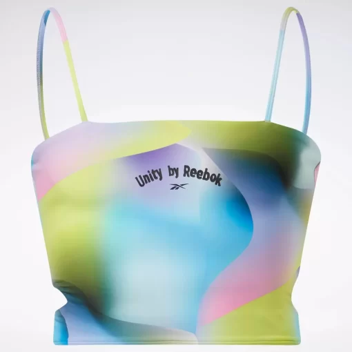 Tops & T-Shirts | Reebok Tops & T-Shirts Pride Allover Print Bra Top