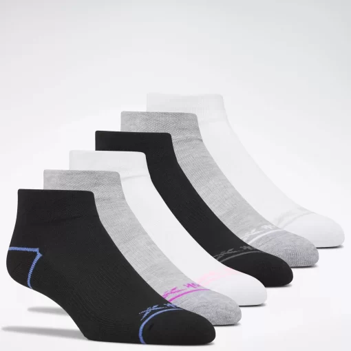 Socks | Reebok Socks Basic Quarter Socks 6 Pairs