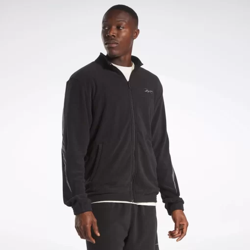 Jackets | Reebok Jackets Basketball Court Top Track Jacket