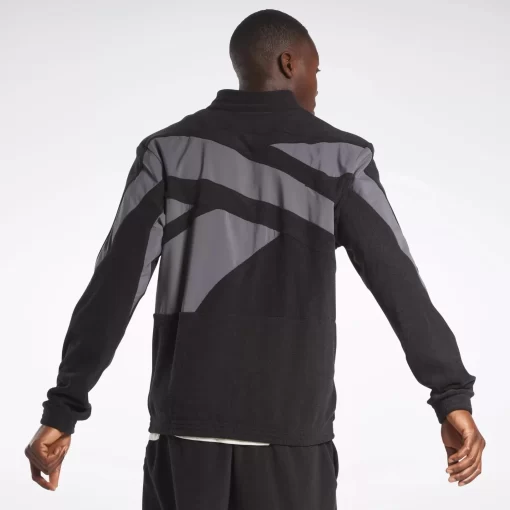 Jackets | Reebok Jackets Basketball Court Top Track Jacket