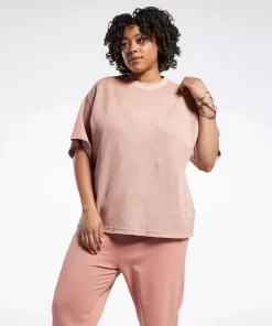 Tops & T-Shirts | Reebok Tops & T-Shirts Classics Natural Dye Waffle T-Shirt (Plus Size)