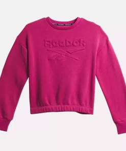 Big Kids' Clothing (Sizes 7-Xl) | Reebok Big Kids' Clothing (Sizes 7-Xl) Embossed Sweatshirt - Big Kids