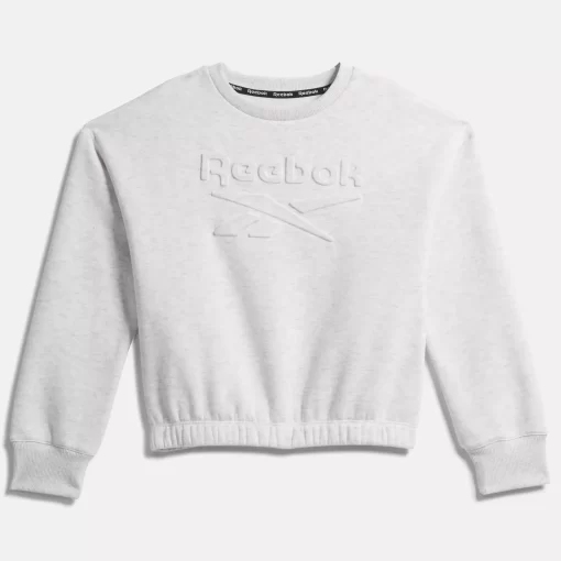 Big Kids' Clothing (Sizes 7-Xl) | Reebok Big Kids' Clothing (Sizes 7-Xl) Embossed Sweatshirt - Big Kids