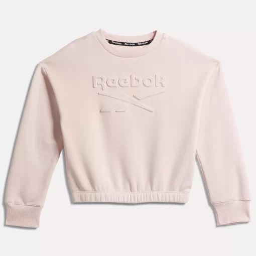 Big Kids' Clothing (Sizes 7-Xl) | Reebok Big Kids' Clothing (Sizes 7-Xl) Embossed Sweatshirt - Little Kids