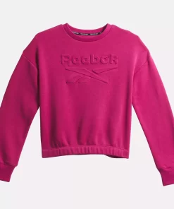 Big Kids' Clothing (Sizes 7-Xl) | Reebok Big Kids' Clothing (Sizes 7-Xl) Embossed Sweatshirt - Little Kids