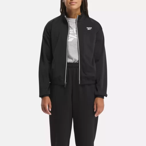 Loungewear | Reebok Loungewear Identity Back Vector Tricot Track Jacket