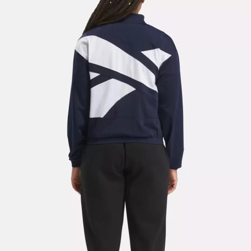 Loungewear | Reebok Loungewear Identity Back Vector Tricot Track Jacket