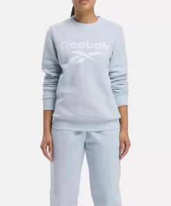 Loungewear | Reebok Loungewear Identity Big Logo Fleece Crew Sweatshirt