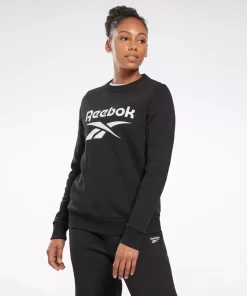 Loungewear | Reebok Loungewear Identity Big Logo Fleece Crew Sweatshirt