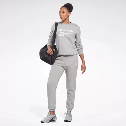 Loungewear | Reebok Loungewear Identity Big Logo Fleece Crew Sweatshirt