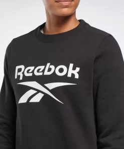 Loungewear | Reebok Loungewear Identity Big Logo Fleece Crew Sweatshirt