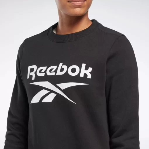 Loungewear | Reebok Loungewear Identity Big Logo Fleece Crew Sweatshirt