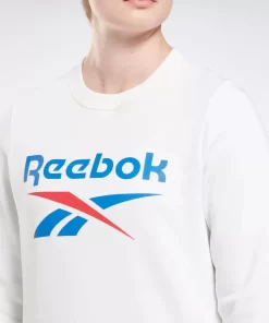 Hoodies & Sweatshirts | Reebok Hoodies & Sweatshirts Identity Big Logo Fleece Crew Sweatshirt