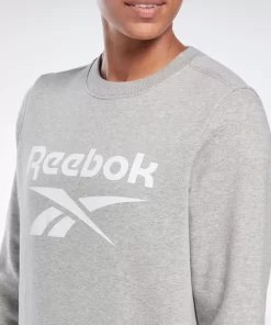 Loungewear | Reebok Loungewear Identity Big Logo Fleece Crew Sweatshirt