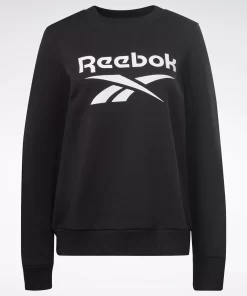 Loungewear | Reebok Loungewear Identity Big Logo Fleece Crew Sweatshirt