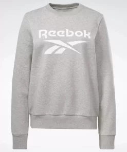 Loungewear | Reebok Loungewear Identity Big Logo Fleece Crew Sweatshirt