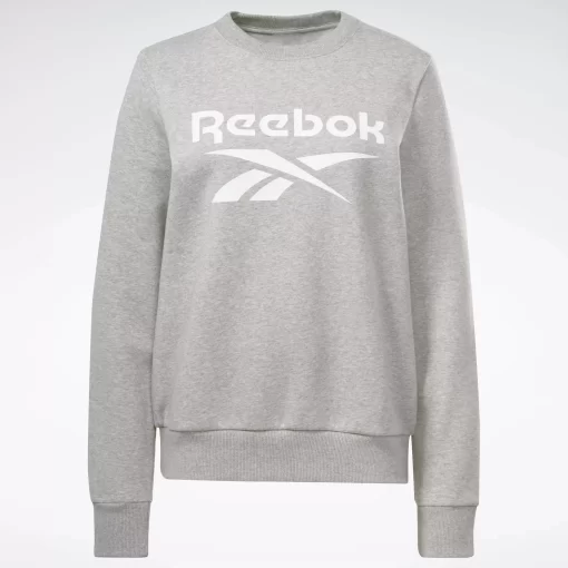 Loungewear | Reebok Loungewear Identity Big Logo Fleece Crew Sweatshirt