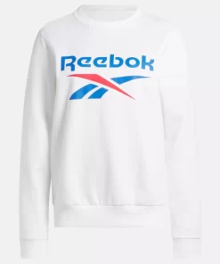 Hoodies & Sweatshirts | Reebok Hoodies & Sweatshirts Identity Big Logo Fleece Crew Sweatshirt