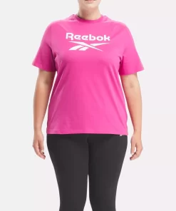 Tops & T-Shirts | Reebok Tops & T-Shirts Identity Big Logo T-Shirt (Plus Size)